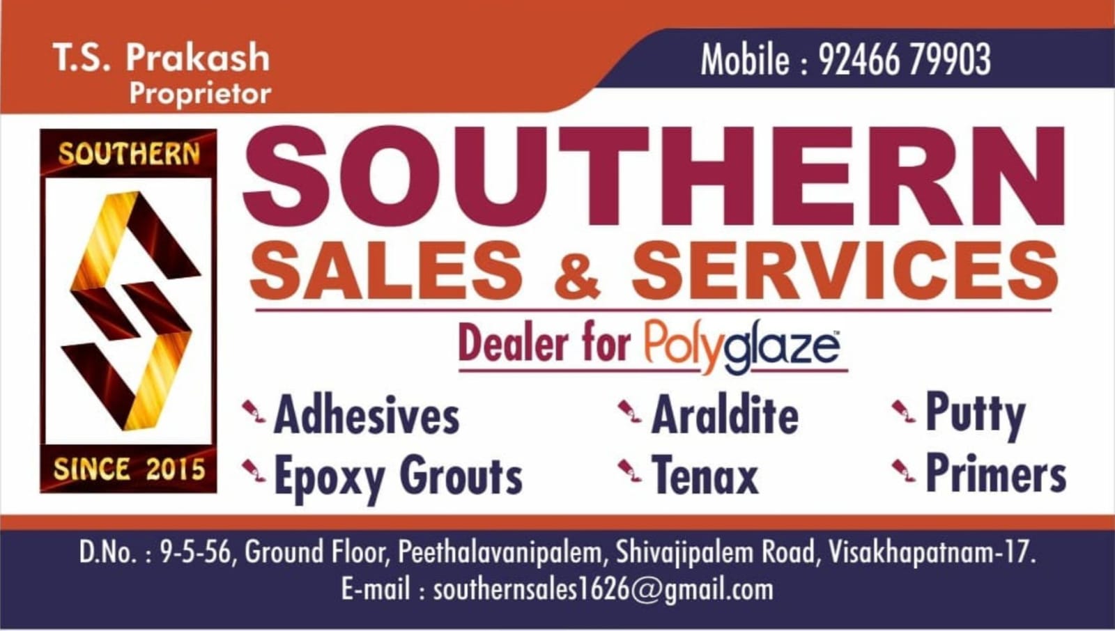 Southern Sales Business Card